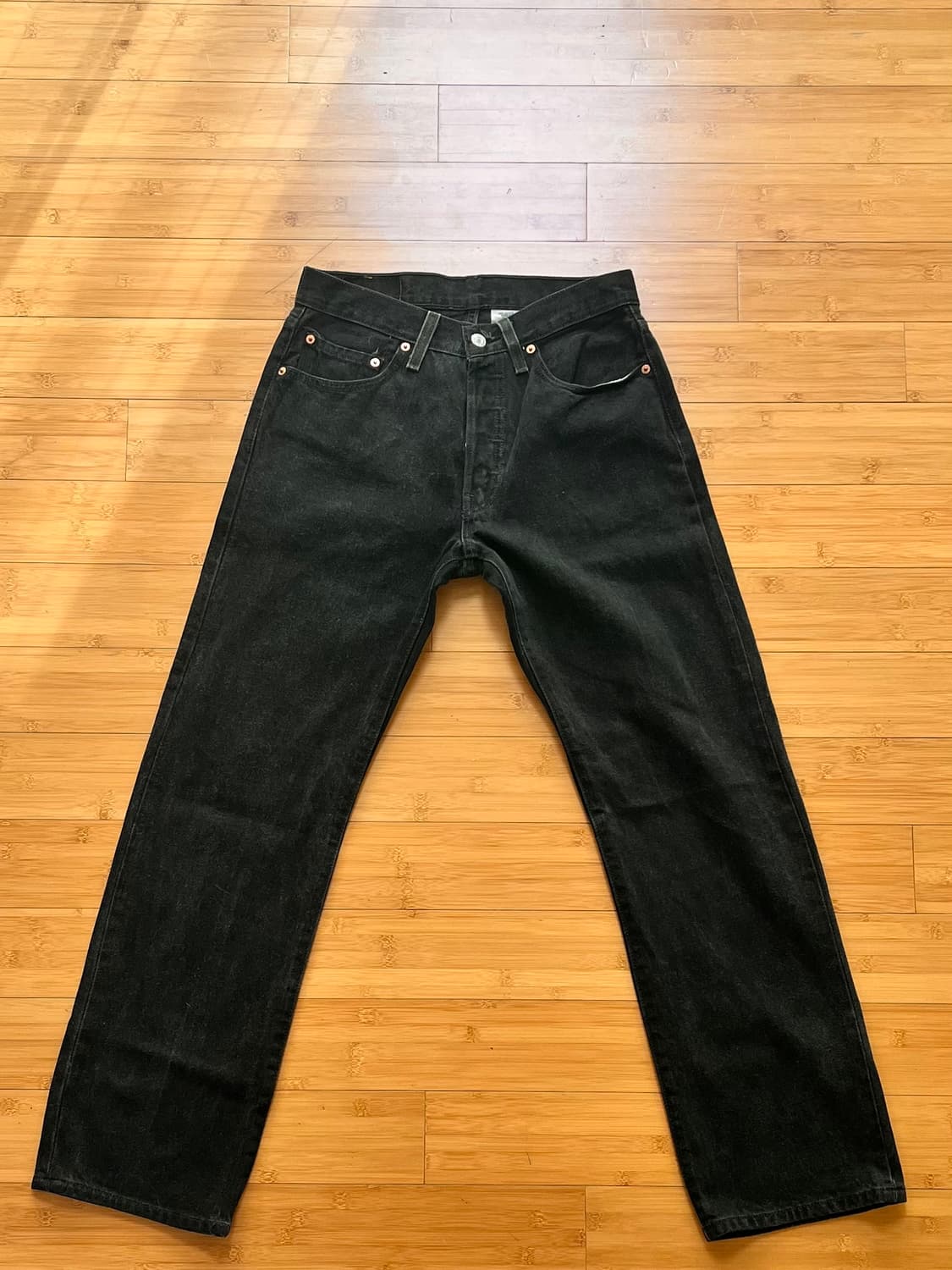 리바이스 501 블랙진 데님팬츠 W31 L32 상품이미지2