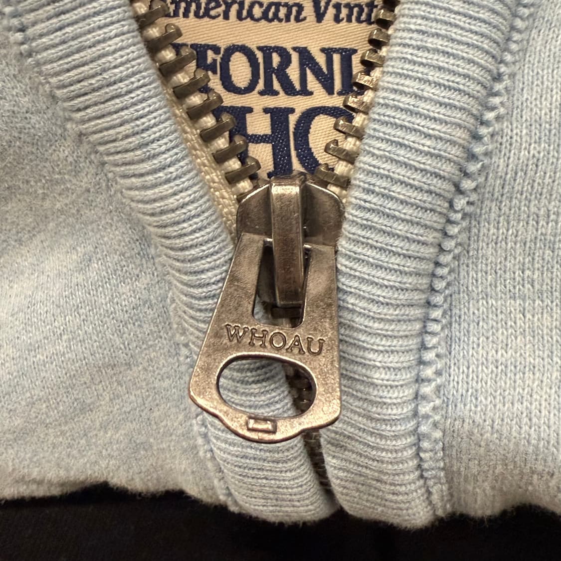 후아유 하늘 파스텔 블루 후드집업 상품이미지7