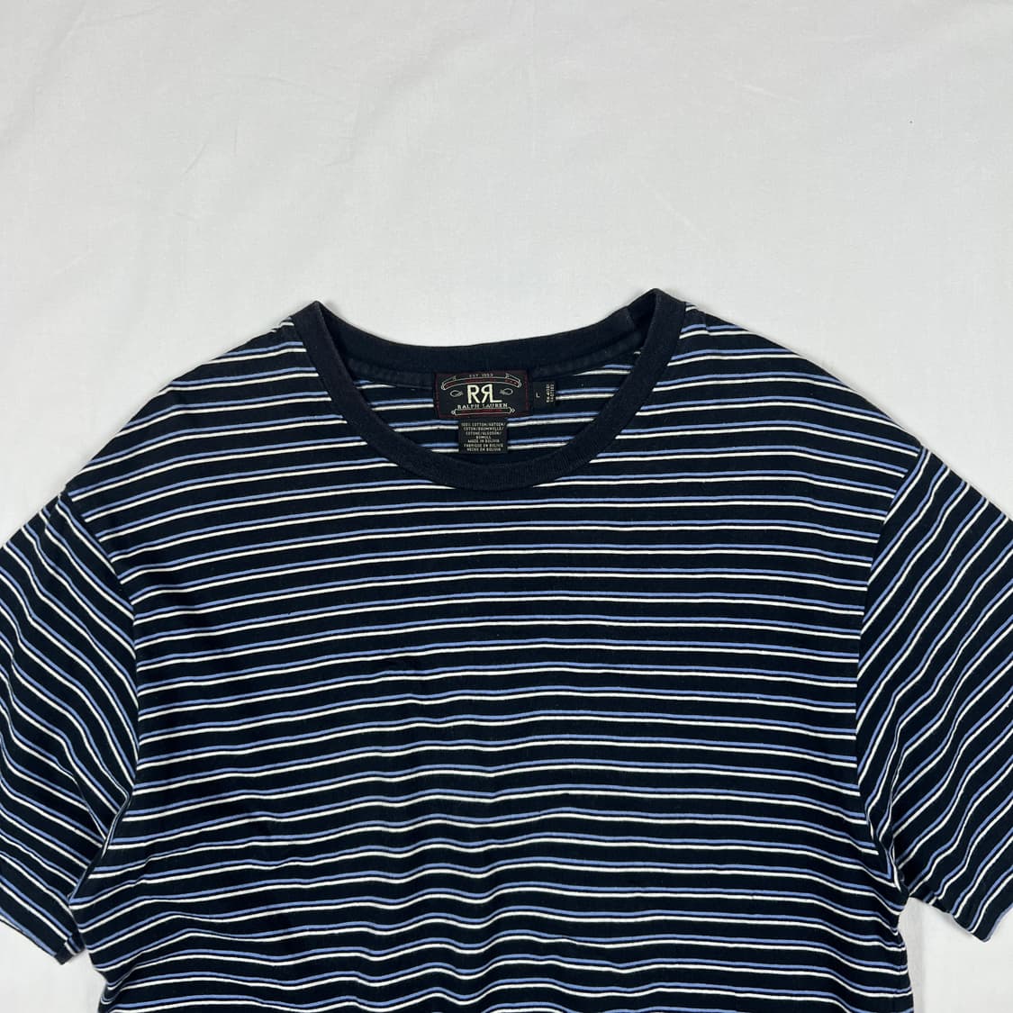 90’s 더블알엘 rrl doublerl 스트라이프 반팔티 상품이미지2
