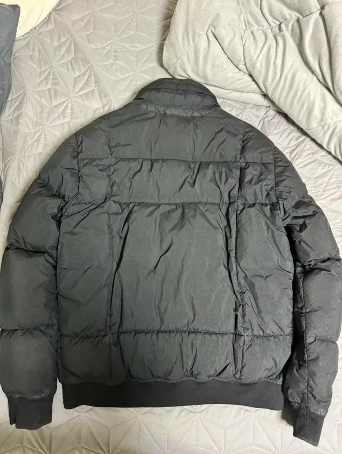 [L] 스톤아일랜드 크링클랩스 패딩 자켓 후드 집업 롱패딩 경량패딩 상품이미지2