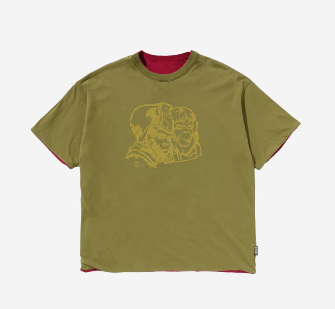 베이프 x 션 우더스푼 리버시블 티셔츠 상품이미지2