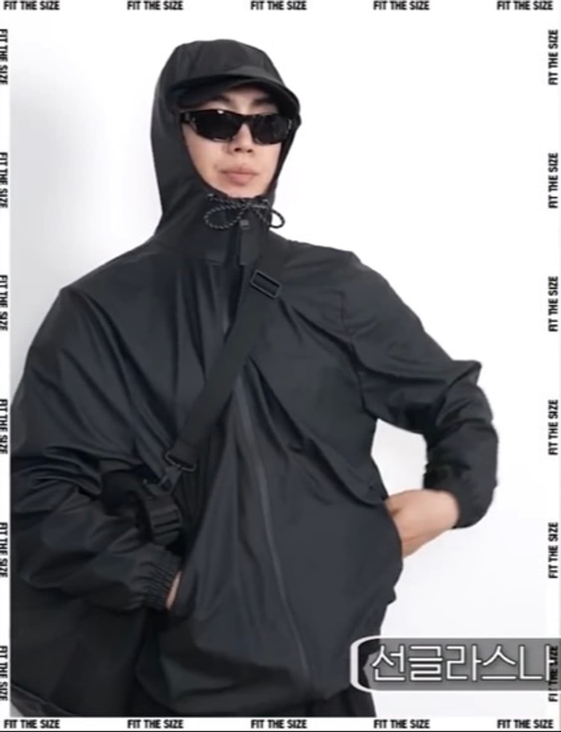 RAINS 레인스 스톰 브레이커 자켓 블랙 XL 상품이미지1