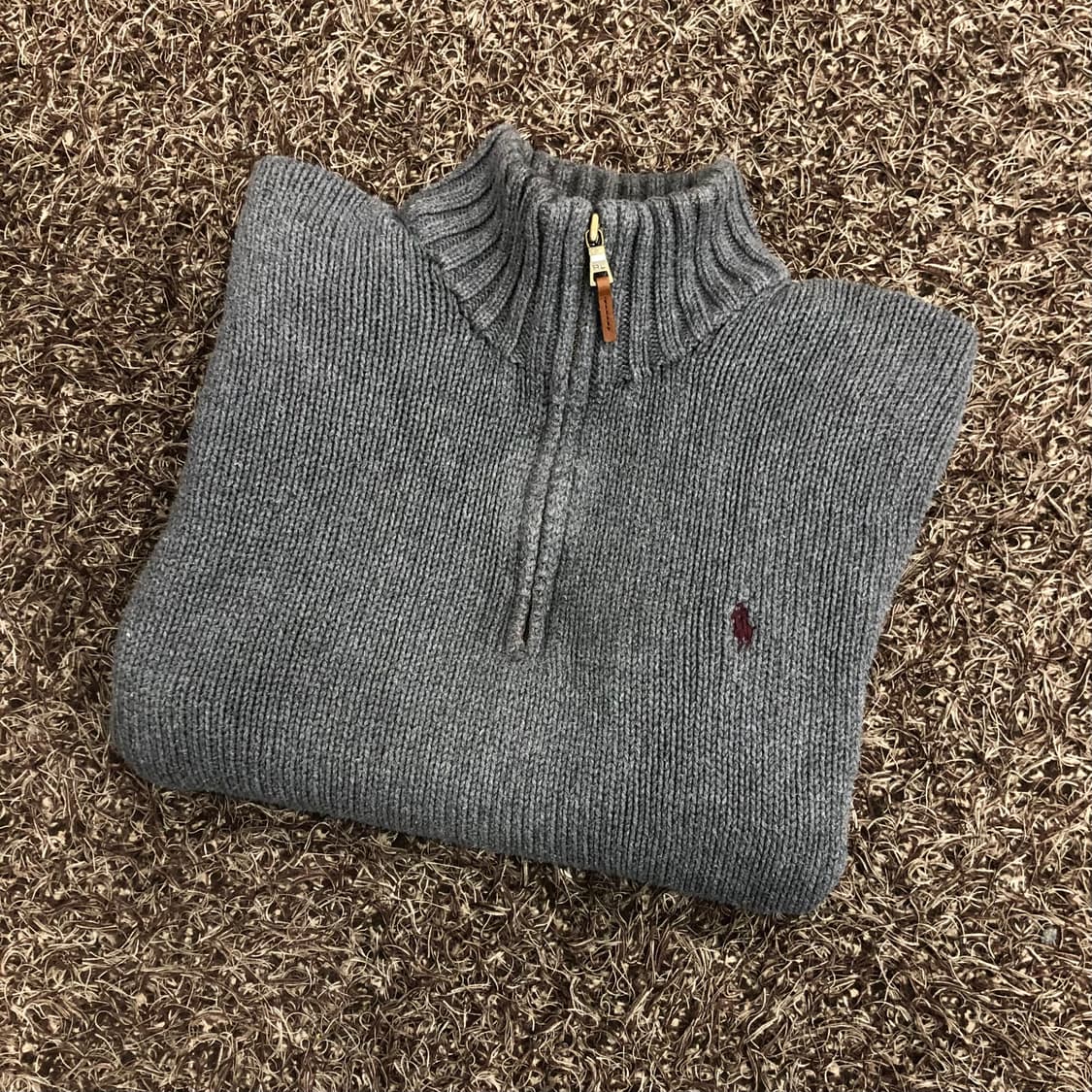 폴로 랄프로렌 하프집업 코튼 니트 상품이미지1