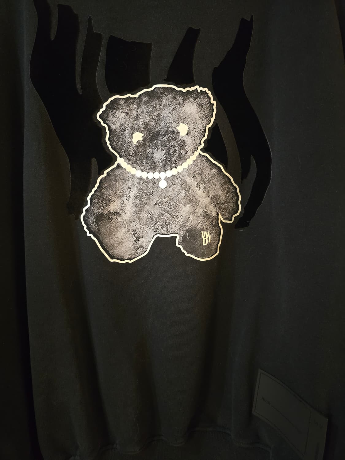 웰던 w11done 맨투맨 L사이즈입니다. 상품이미지6