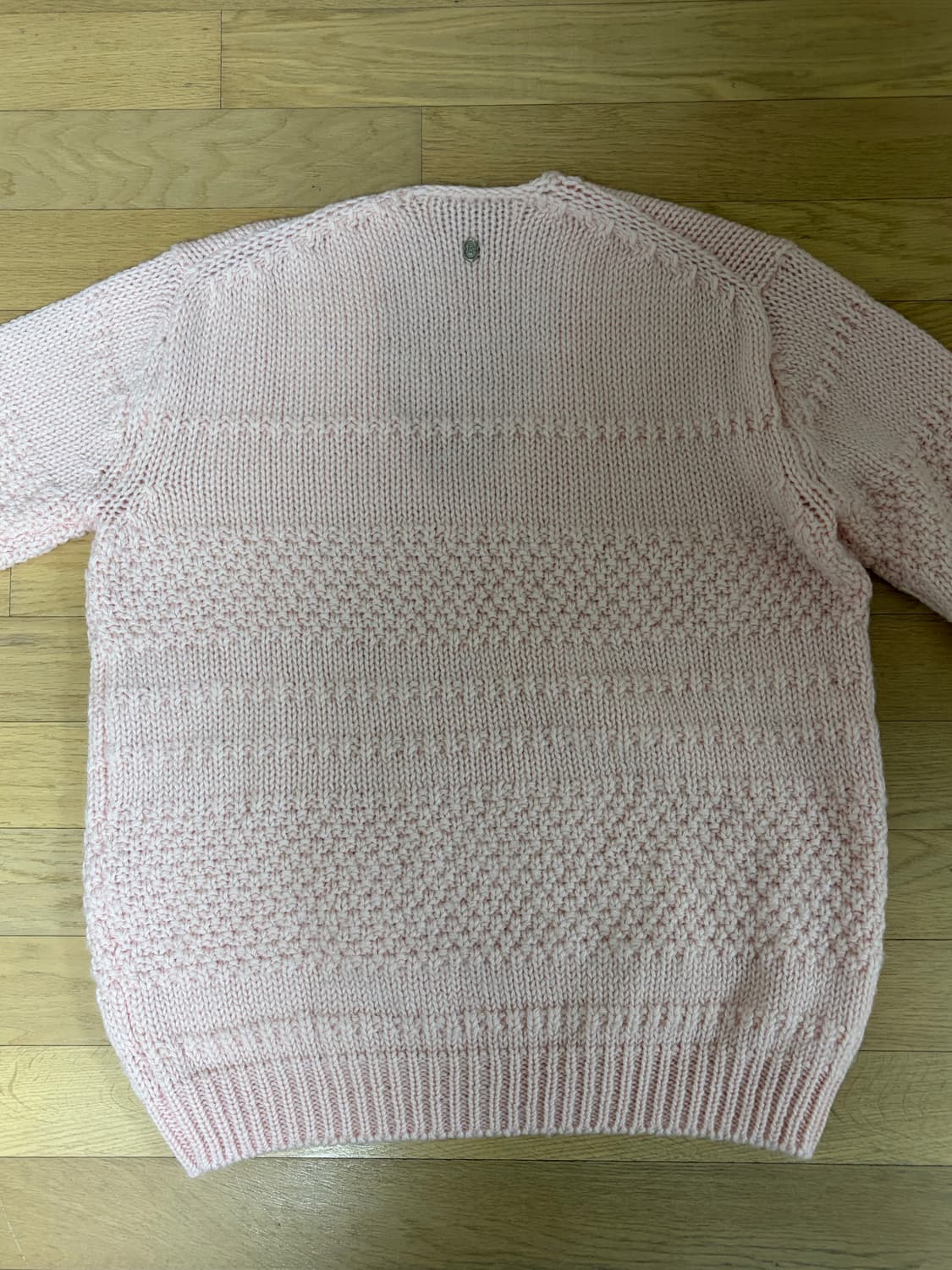 (무배)썸웨어버터 Tope Wool V-Neck Knit - Pink 상품이미지4