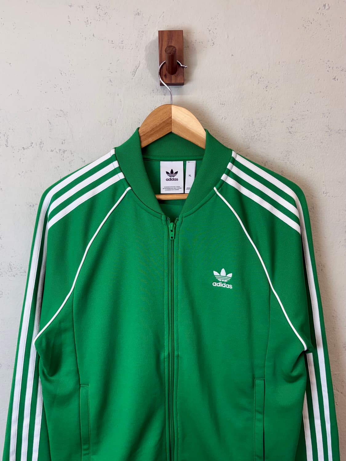 아디다스 파이어버드 SST 삼선 트랙탑 그린 져지 상품이미지4