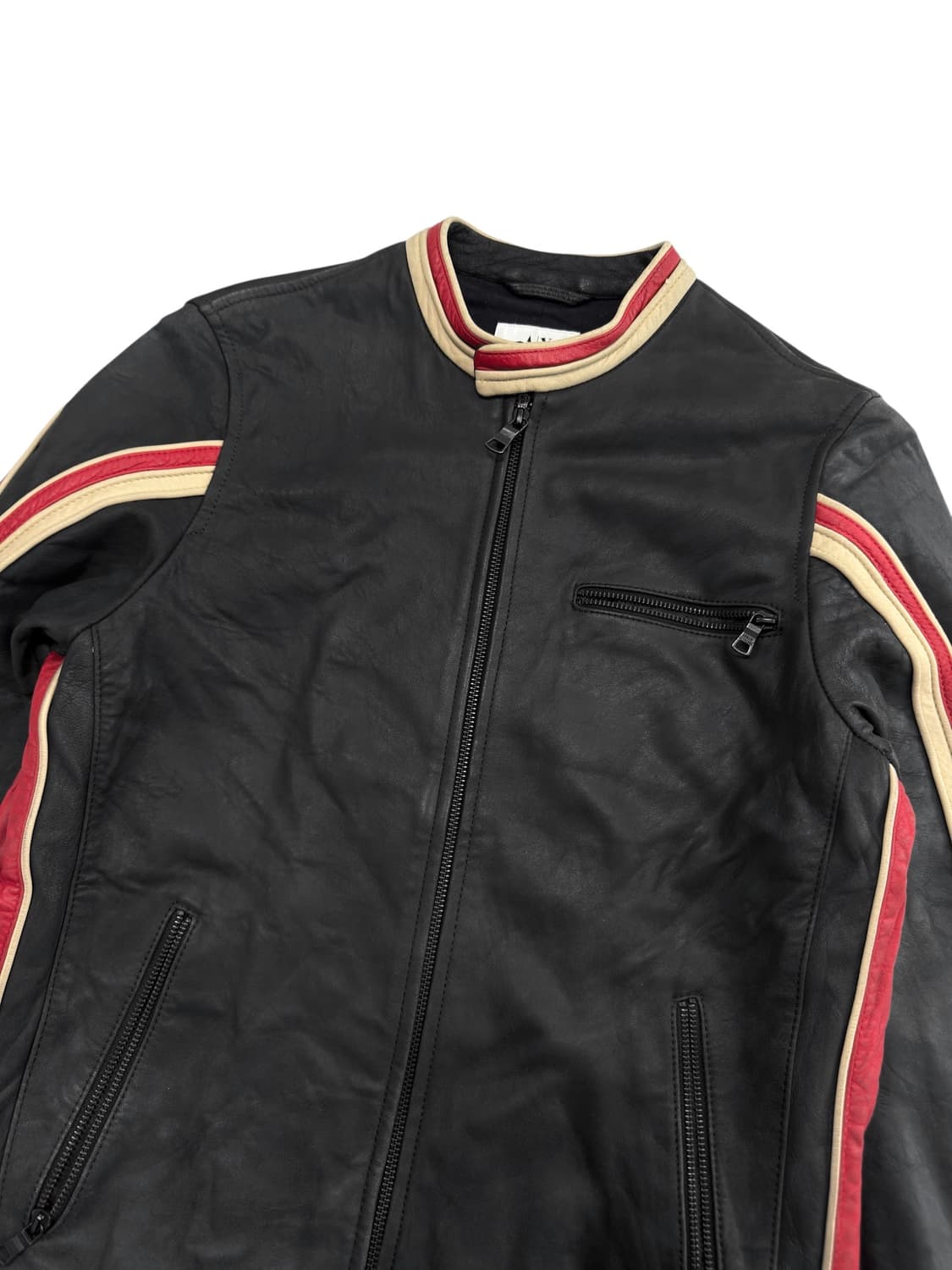 알마니 바이커 레더자켓 양가죽 상품이미지3