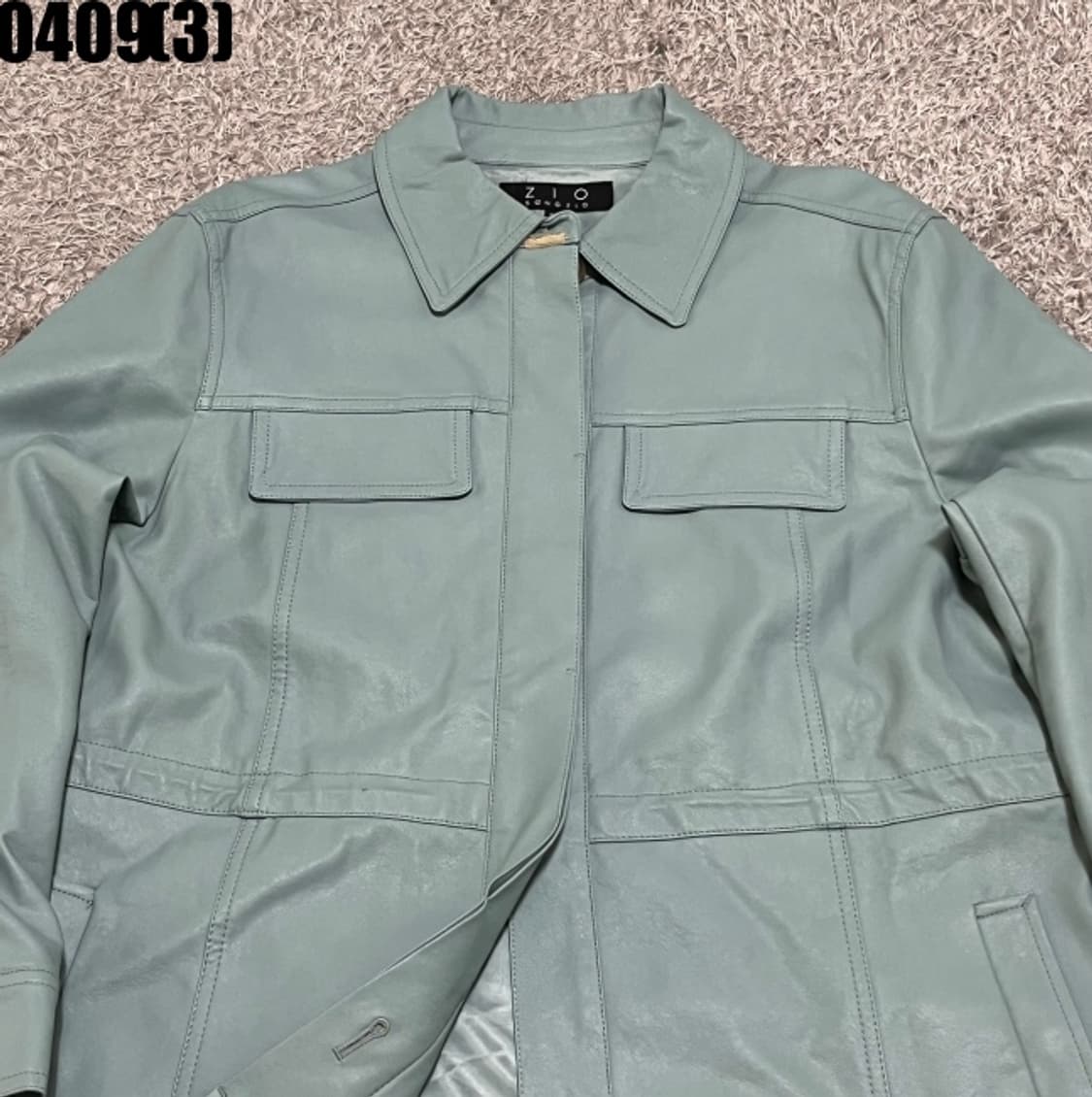 송지오 가죽 자켓 상품이미지2