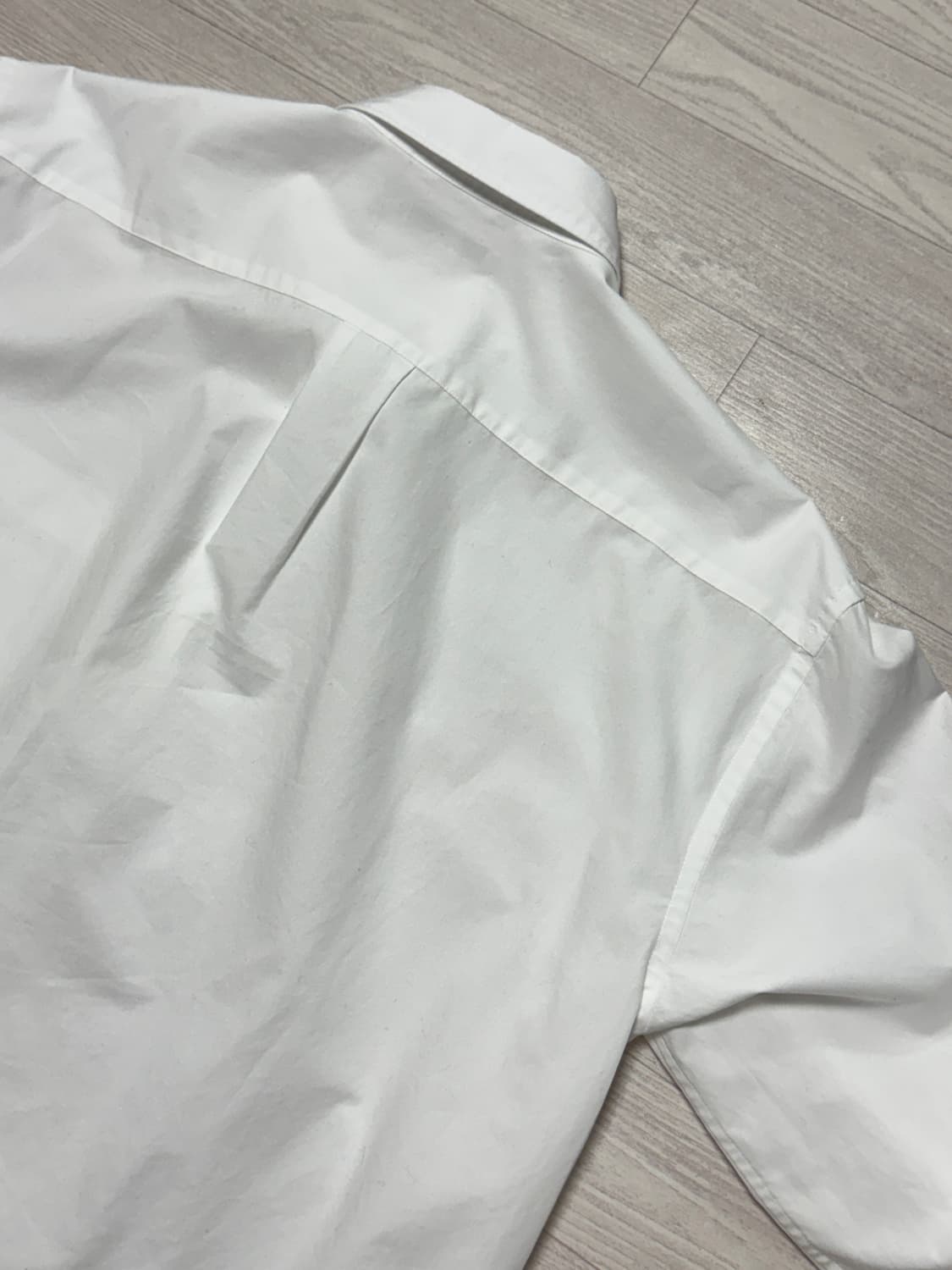 유니클로C 브로드클로스 오버사이즈셔츠 화이트 M 상품이미지6