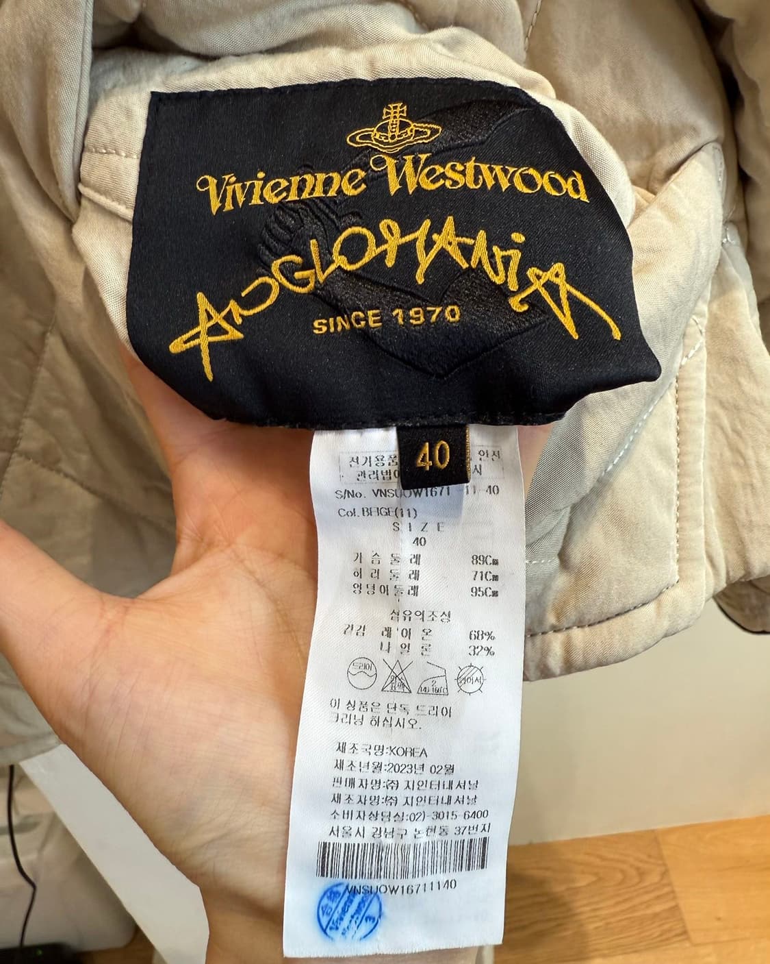 비비안웨스트우드 블랙 orb자수 리버시블 봄버 자켓  상품이미지9