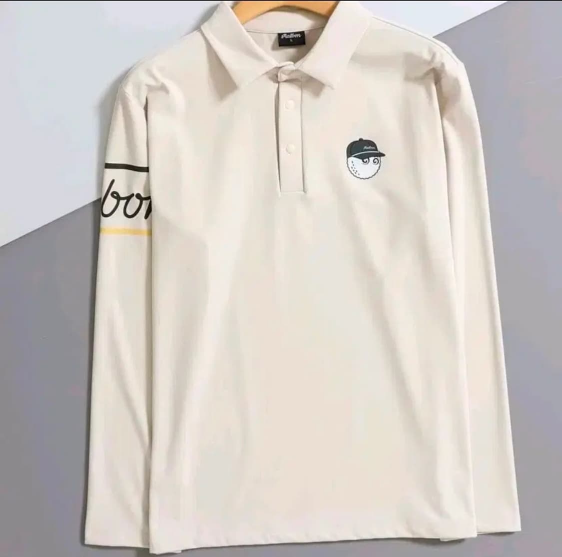  말본 골프 블랙 긴팔 폴로티 상품이미지1