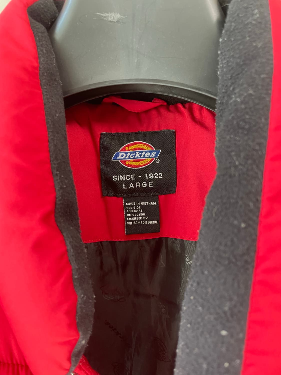 Dickies(디키즈) 레드 패딩 베스트 상품이미지7