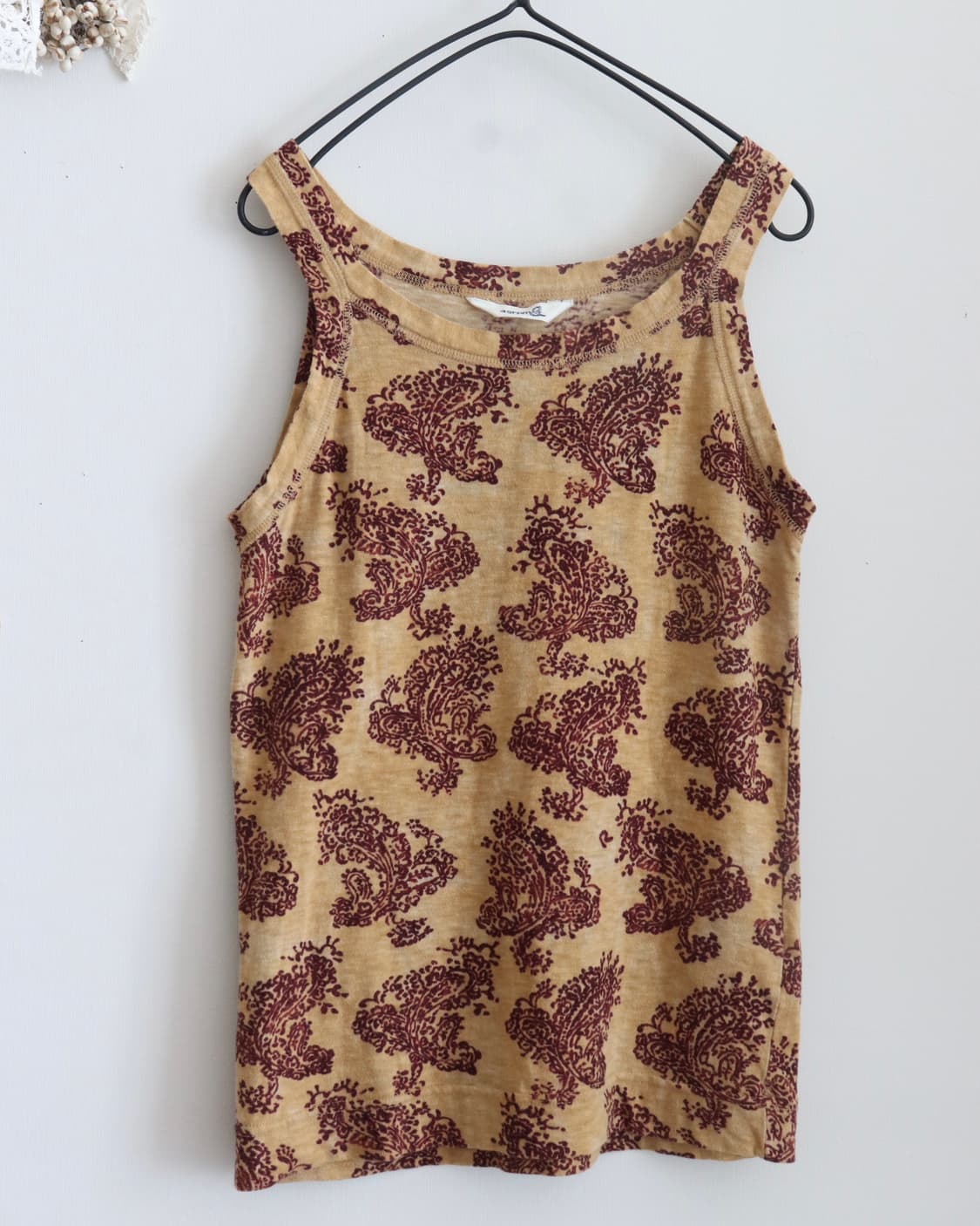 [45rpm] Paisely Sleeveless Tank Top 상품이미지10