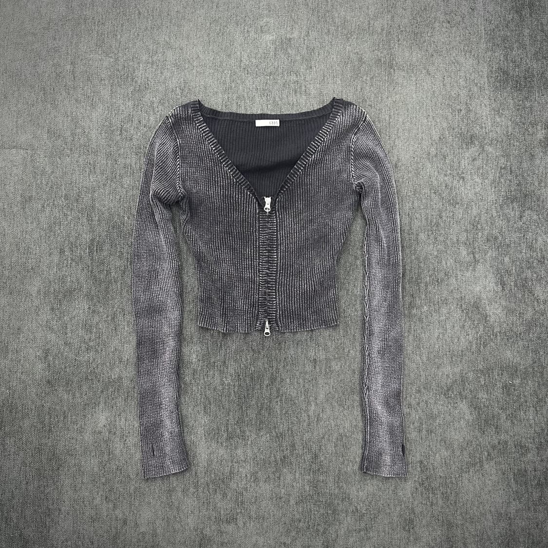 Stone washing 2 way crop jacket 상품이미지3