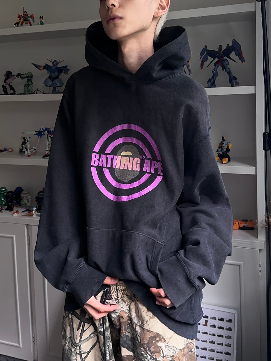 Bape 서클 로고 루지 후드 상품이미지2
