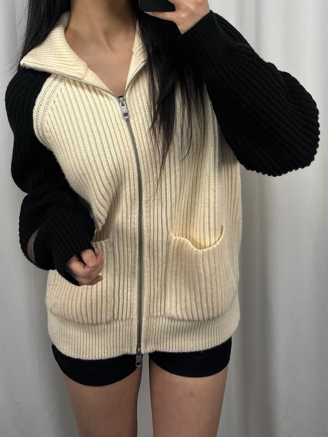 마리떼 프랑소와 저버 니트 집업 상품이미지3