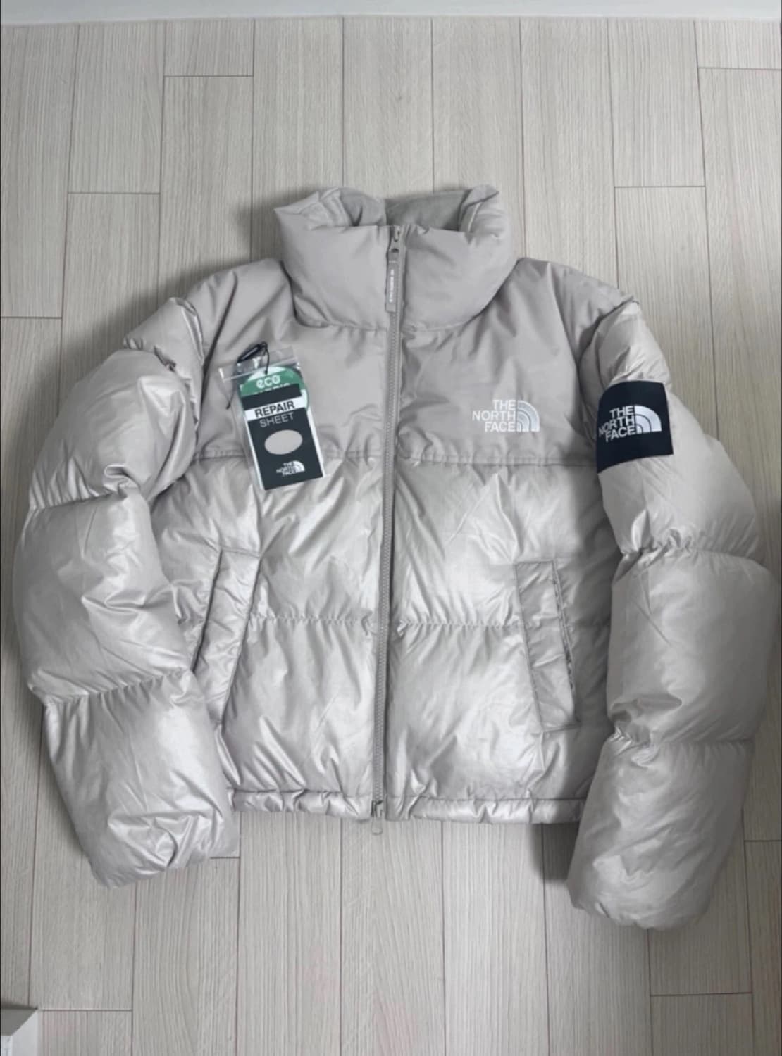 노스페이스 크림베이지 눕시 m 상품이미지2