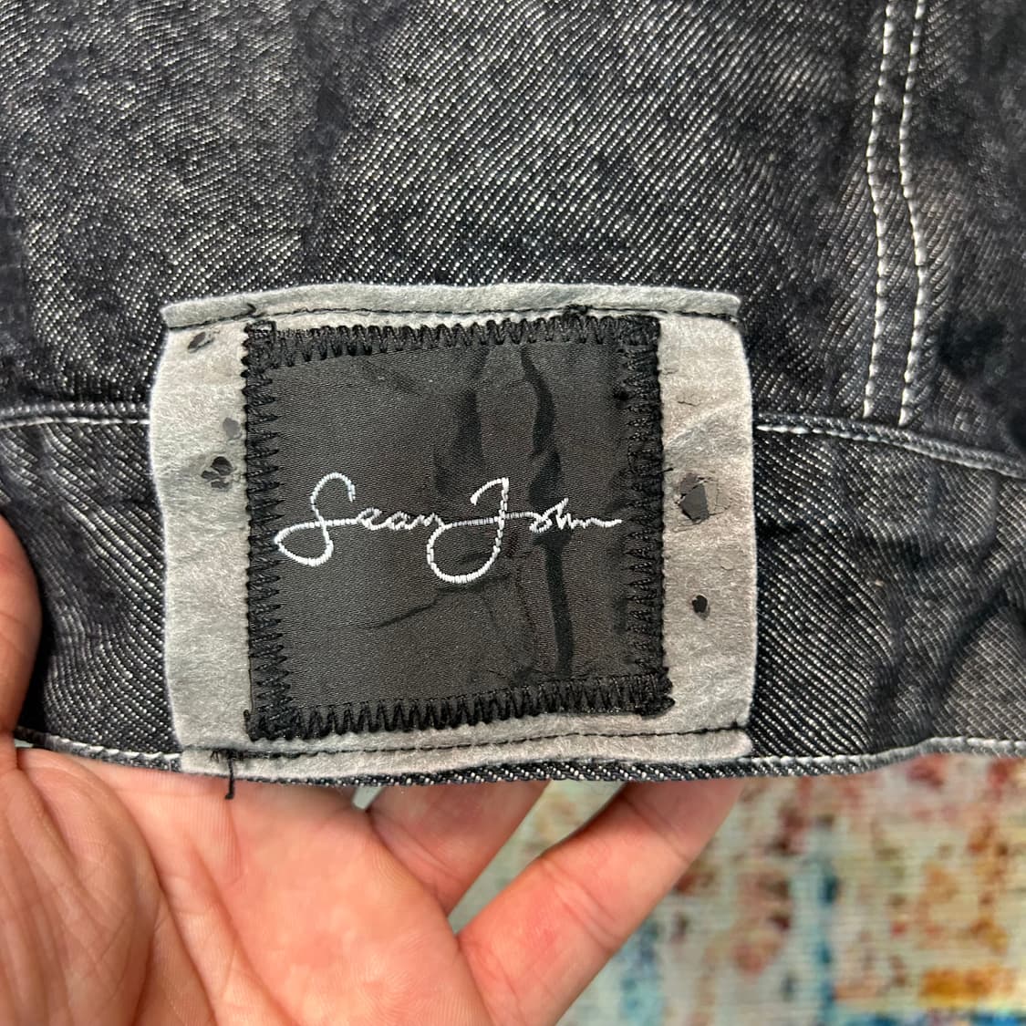 [2XL] sean john 그레이 데님 자켓 상품이미지5