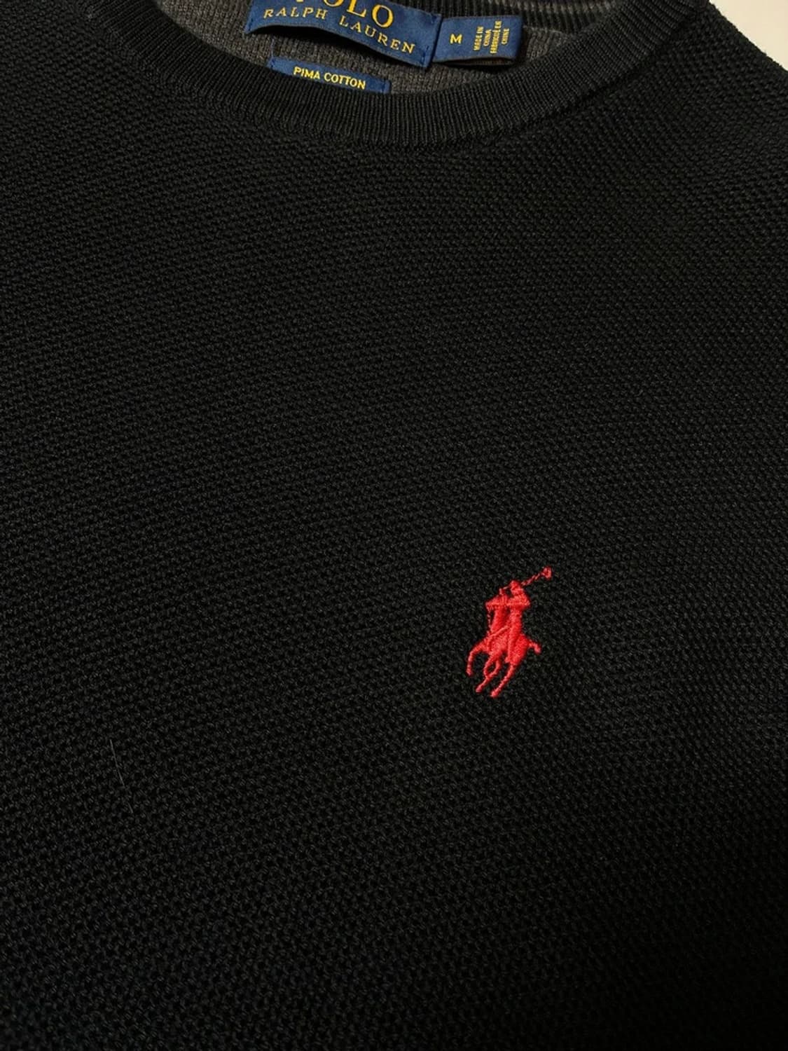 폴로 랄프로렌 자수 피마코튼 라운드 니트 PN8122 상품이미지3