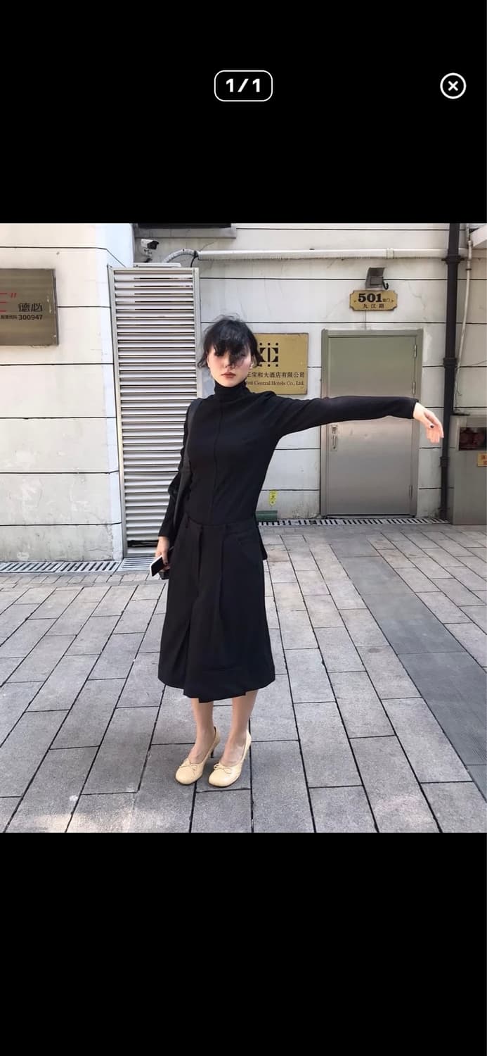 에옹쓰 eonts 지퍼 터틀넥 목폴라 상품이미지2