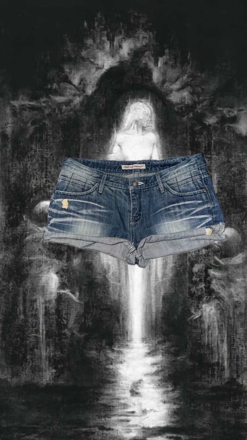 zero time premium 청바지 숏팬츠 상품이미지1