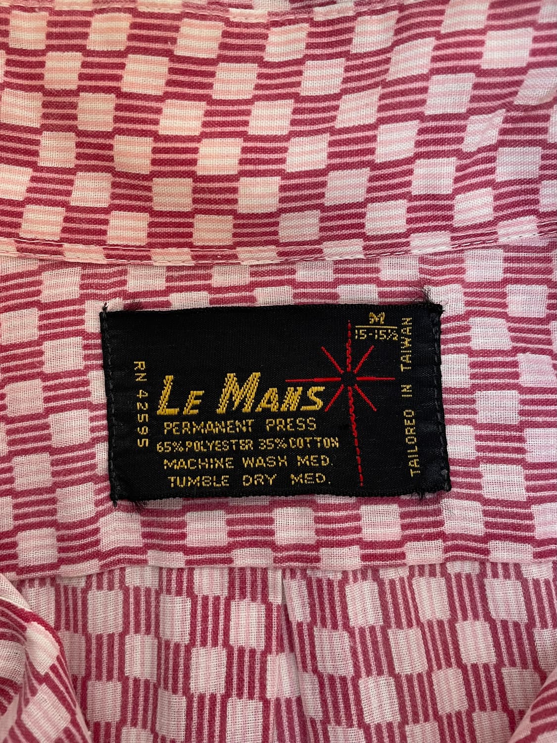 [Le mans] 90s VTG 레드 체크보드 셔츠 상품이미지1