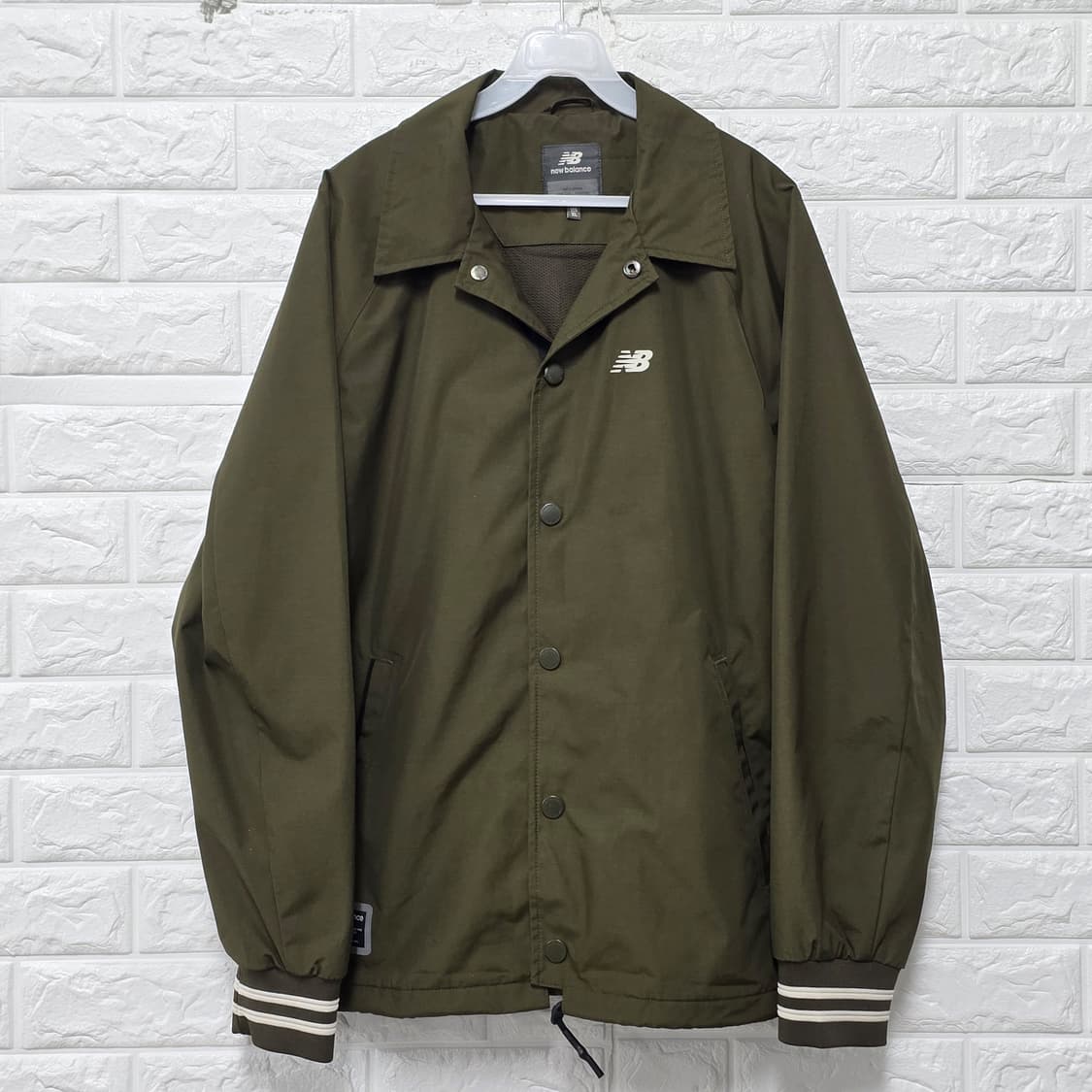 택포) 뉴발란스 코치 자켓 XL 카키 상품이미지1