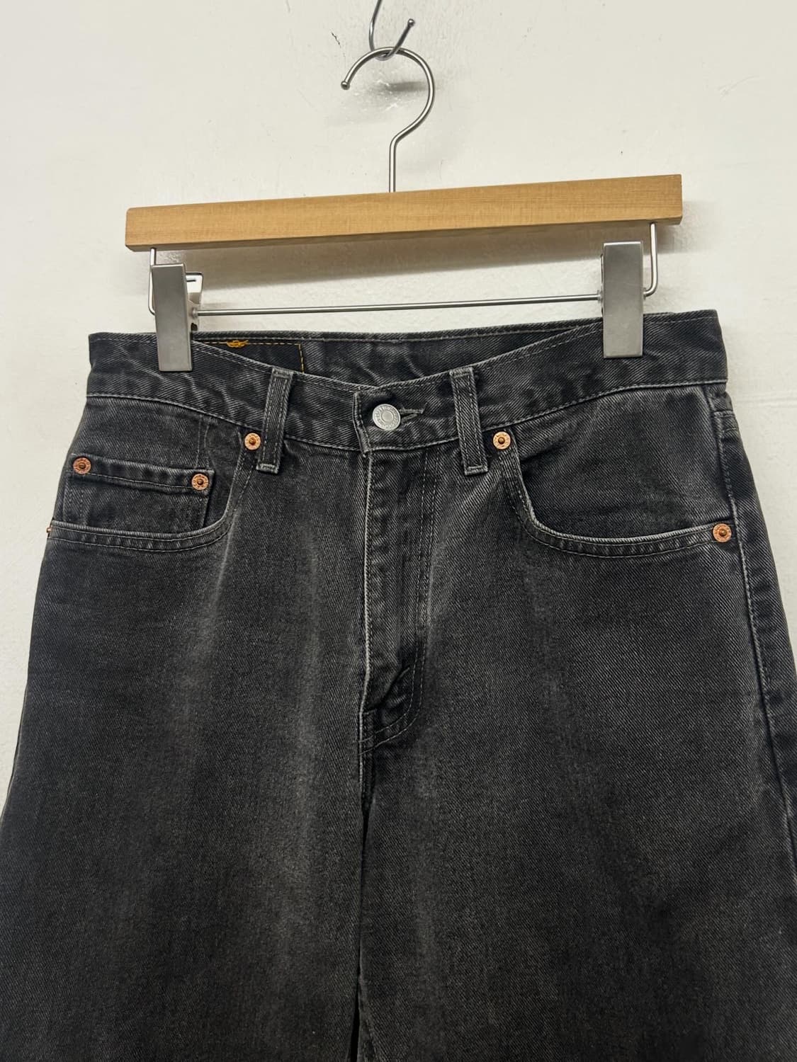 00s 캐나다 생산 리바이스 550 블랙 진 상품이미지2