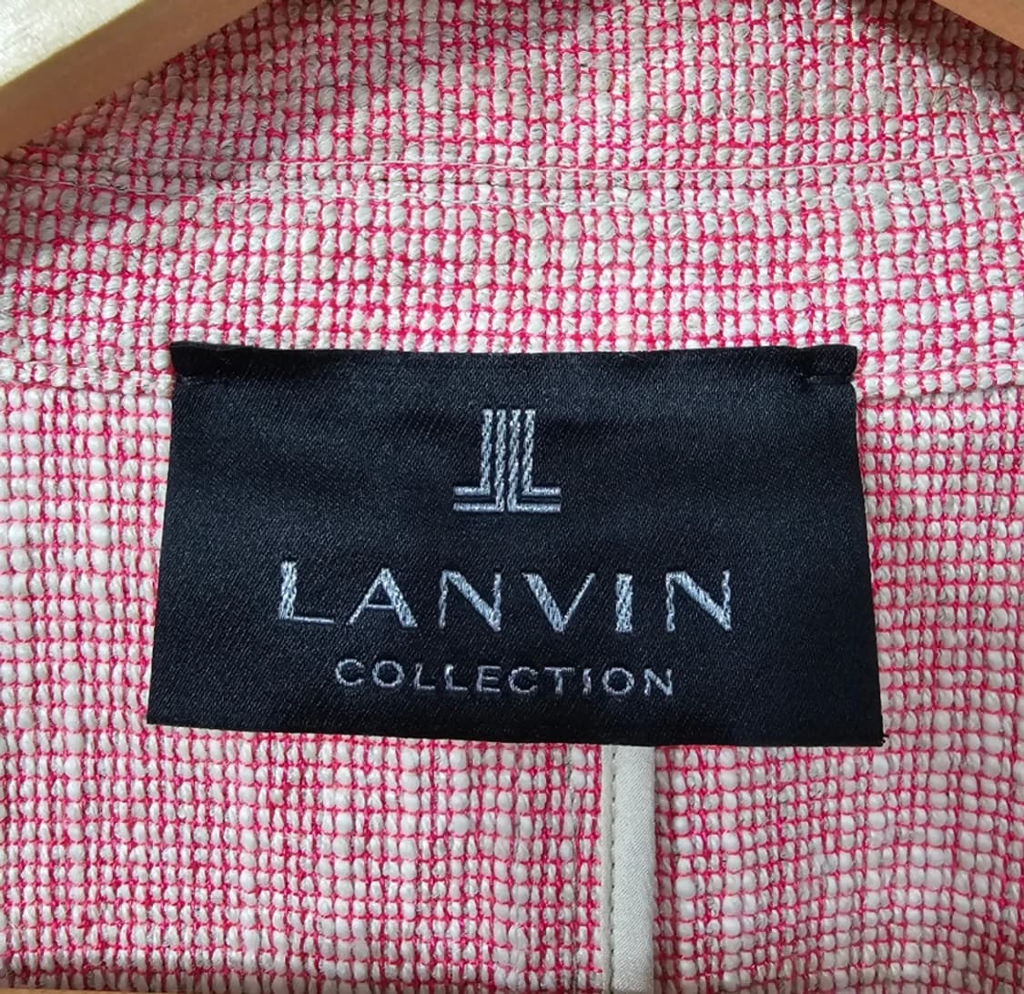 LANVIN 랑방 핑크 트위드 자켓 ~55 상품이미지8