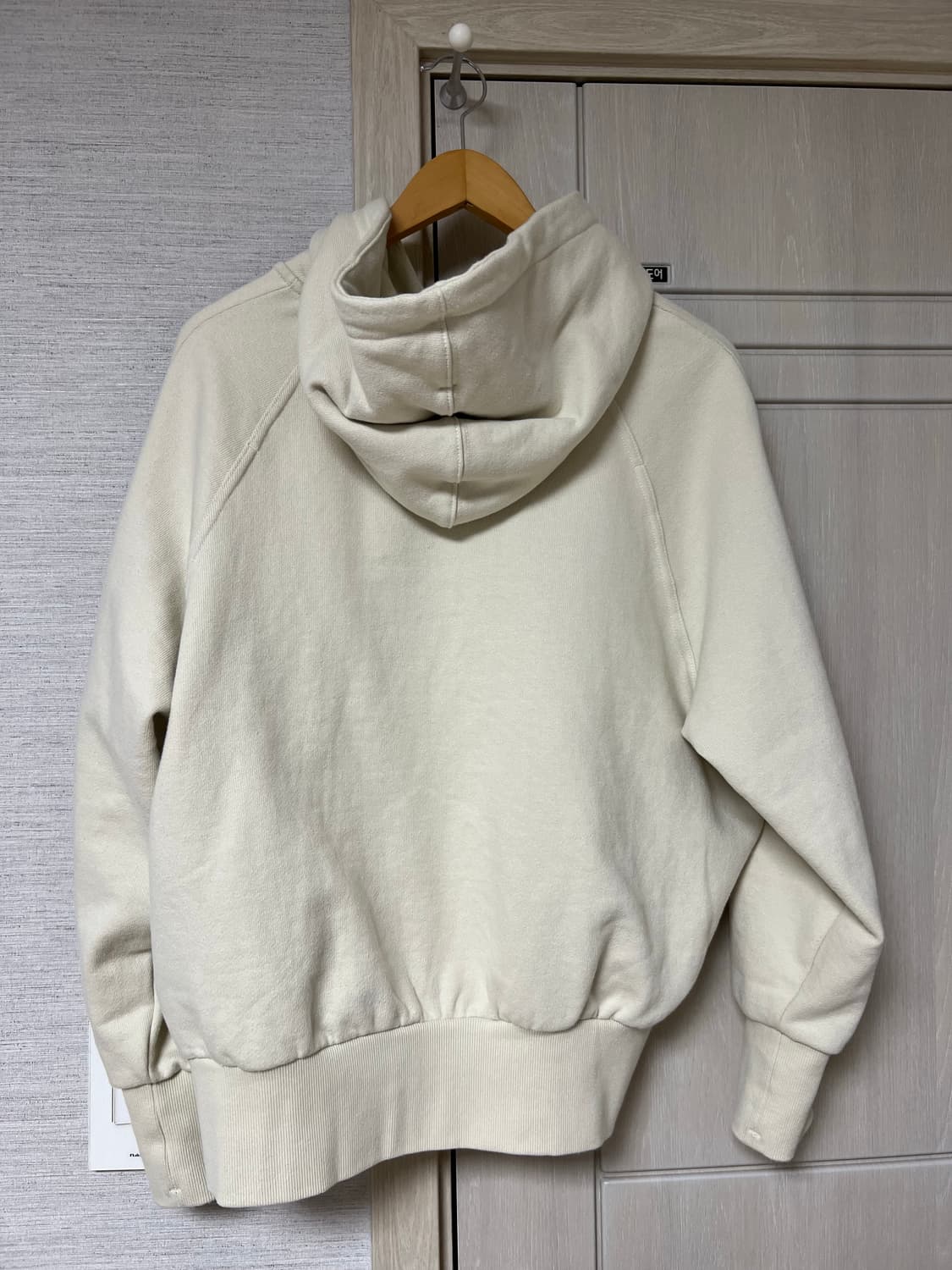 쿠어 헤비 코튼 후드집업 S 상품이미지4