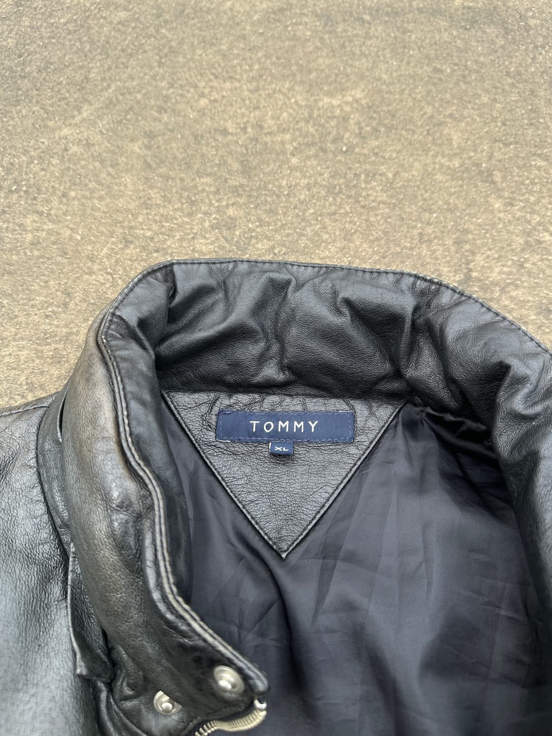 Tommy 타미힐피거 가죽 패딩 자켓 XL 상품이미지6
