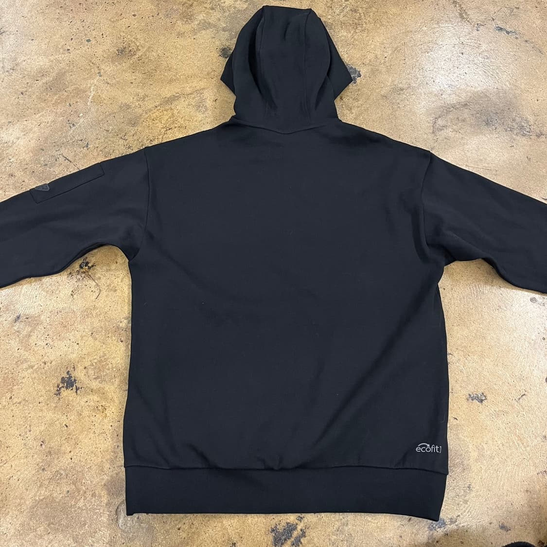 [정품/XL] 다이나핏 블랙 하프집업 후드티 b18 상품이미지4