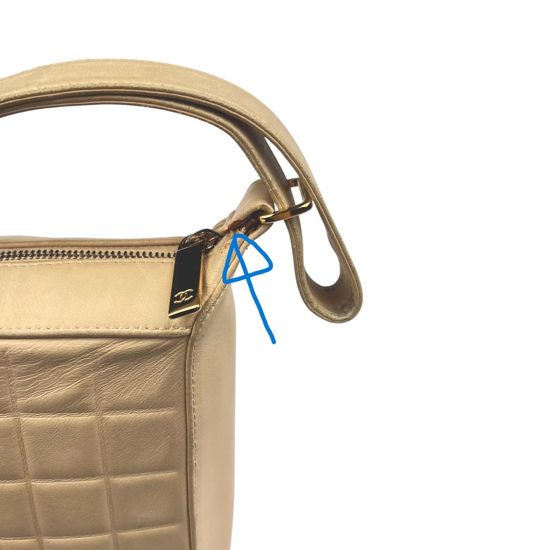 샤넬 초코바 정방백 베이지 상품이미지8