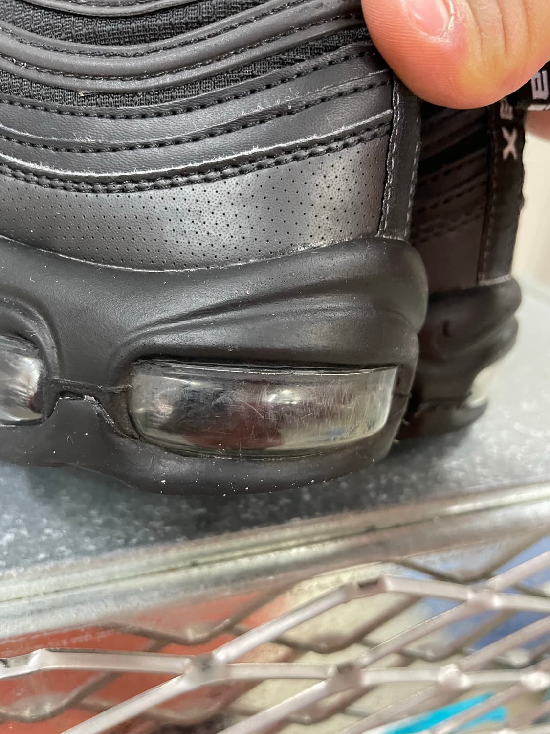 나이키 에어맥스97 블랙 250 상품이미지9