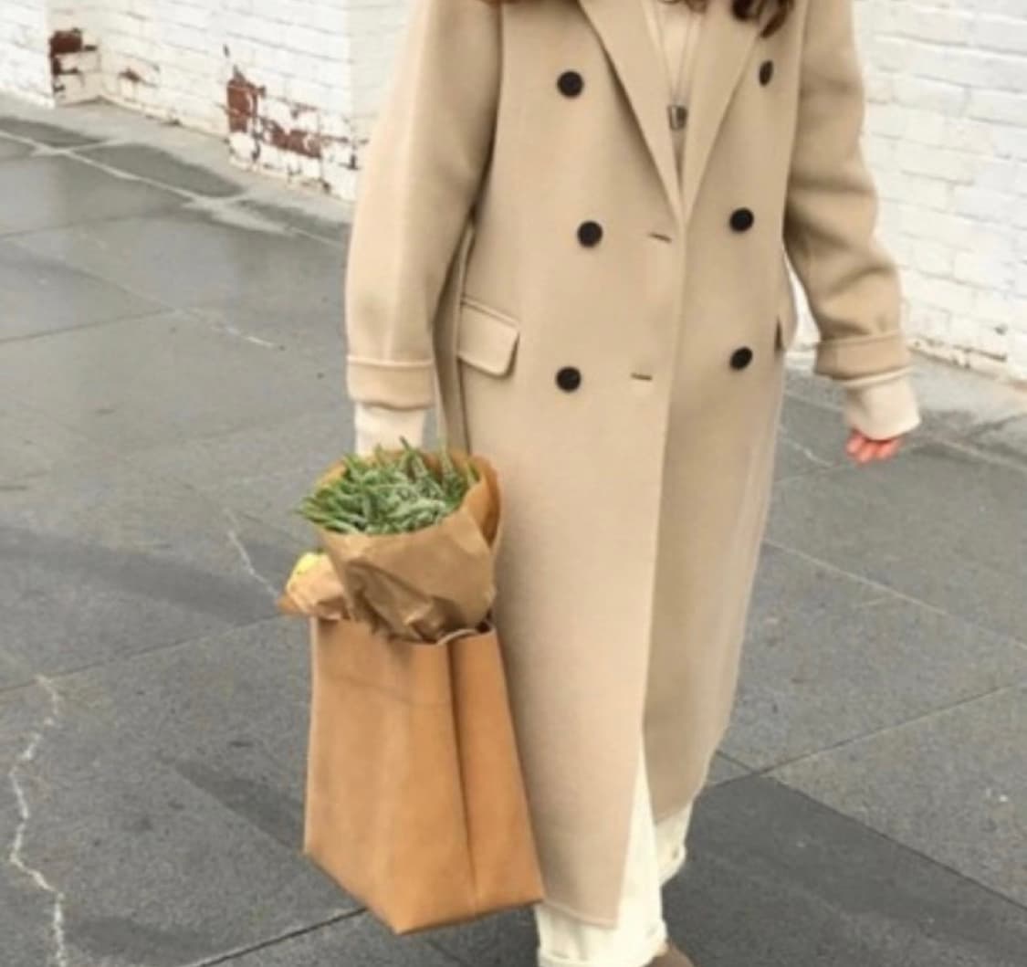 봉주르프로젝트 로우 핸드메이드 코트(네이비) 상품이미지1