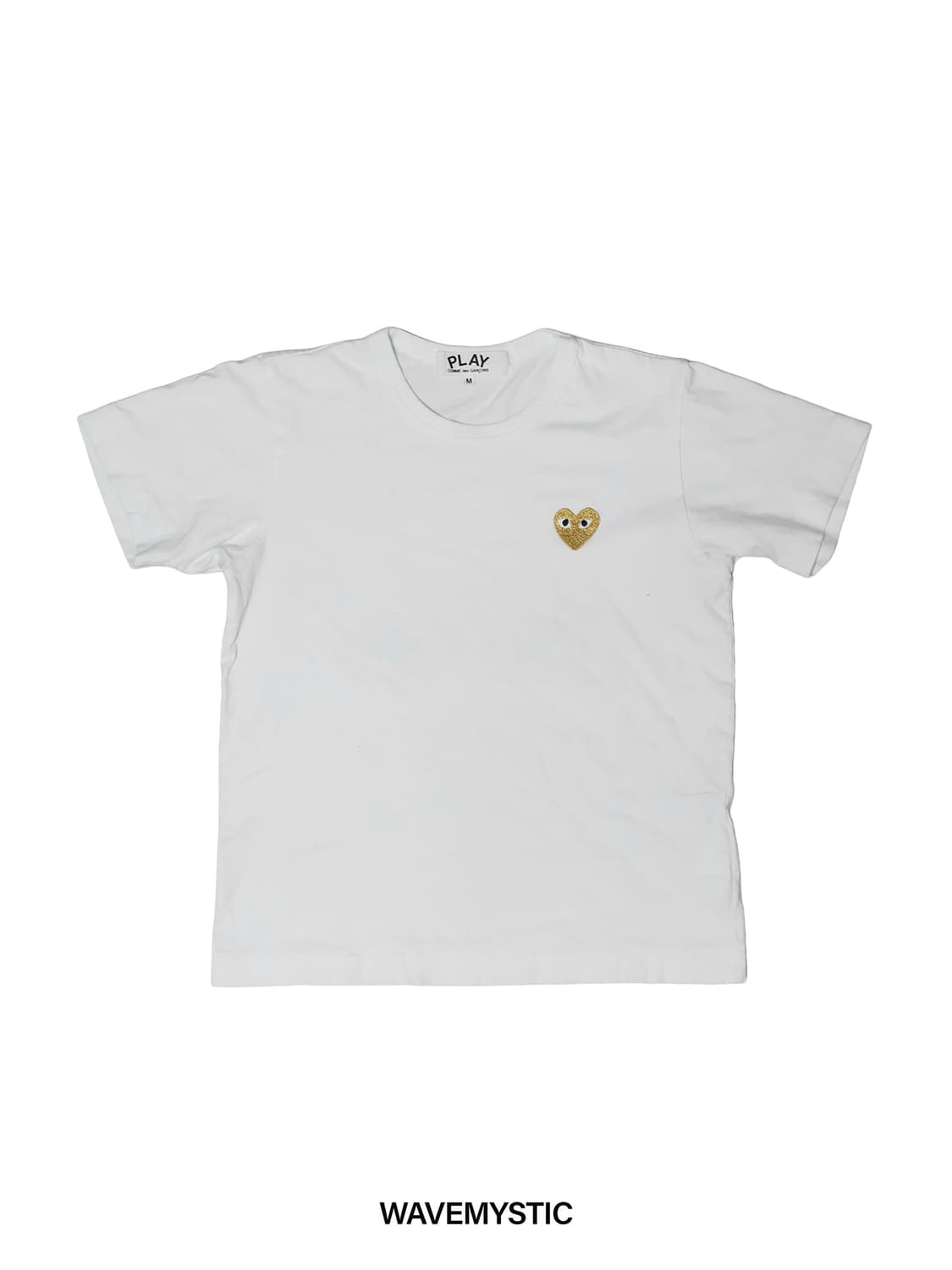 [정품]꼼데가르송 플레이 골드 하트 로고 반팔티 M 상품이미지1