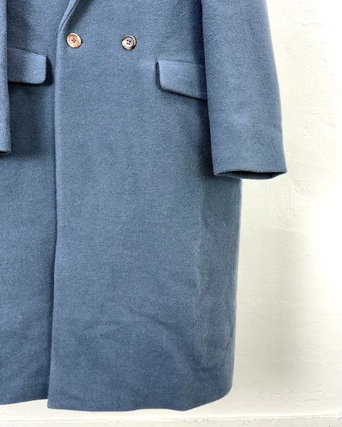 언더커버 18aw 도비 체스터 더블 울 코트 상품이미지5