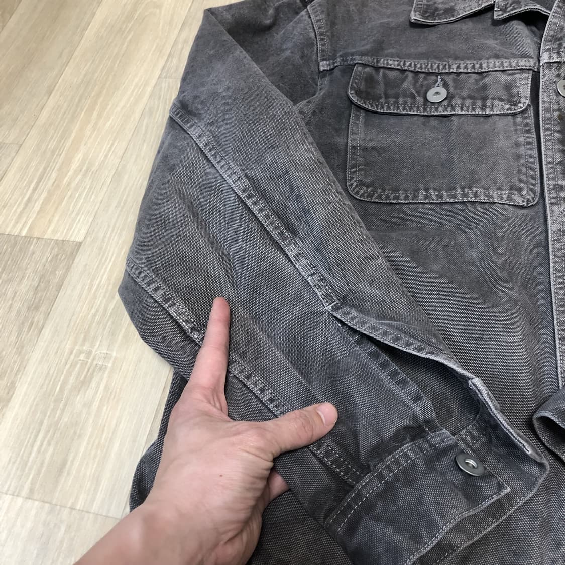 (S) 디스이즈네버댓 thisisneverthat 트러커 자켓 차콜 상품이미지5