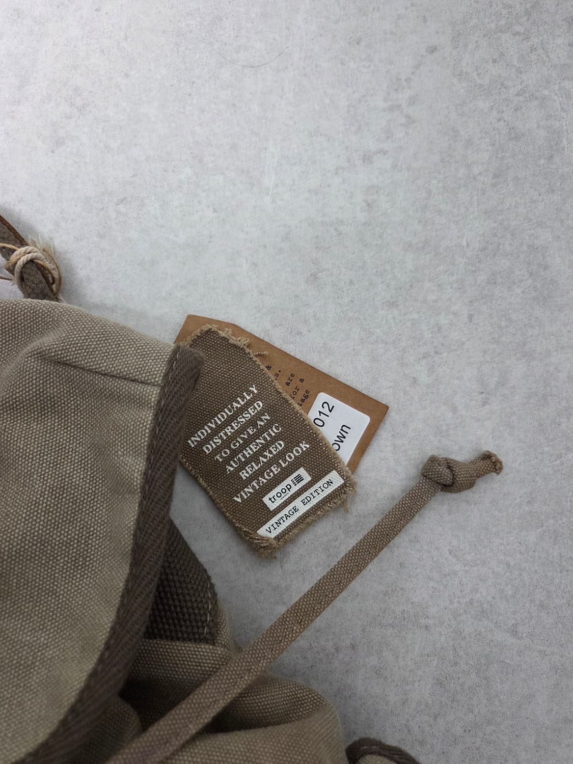 룹 런던(Troop London) 빈티지 캔버스 백팩 상품이미지8