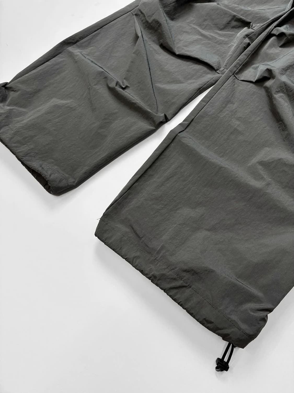 인스펙터 INSPECTOR 나일론 투턱 와이드 팬츠 PN5218 상품이미지5