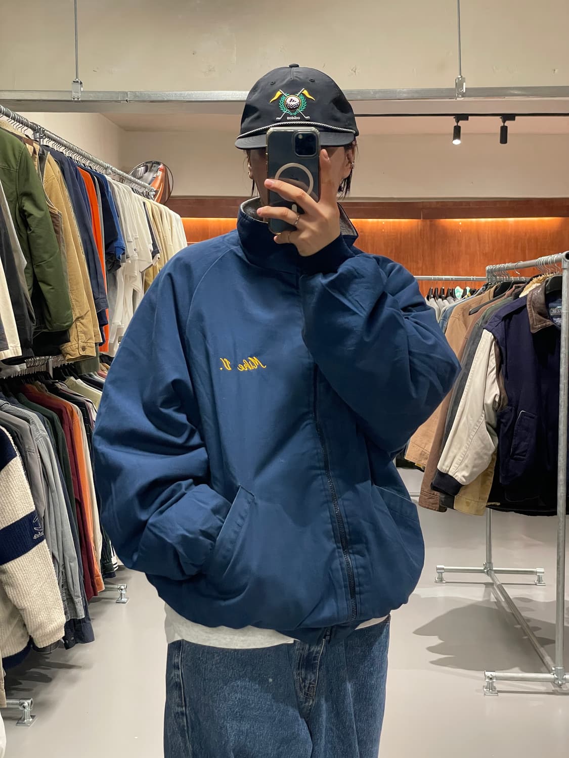 빈티지 팔볼 나일론 자켓   상품이미지4