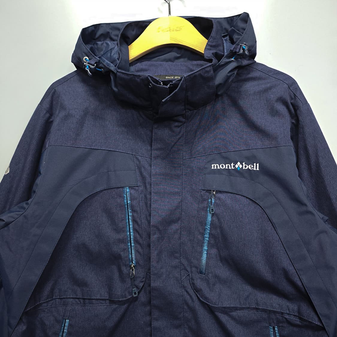 몽벨(mont-bell) 후드 바람막이 자켓 네이비 100 상품이미지2