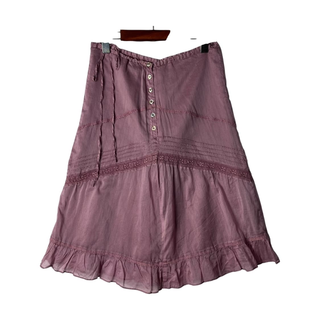 [JPN] 빈티지 페어리 레이어드 미디스커트 상품이미지1