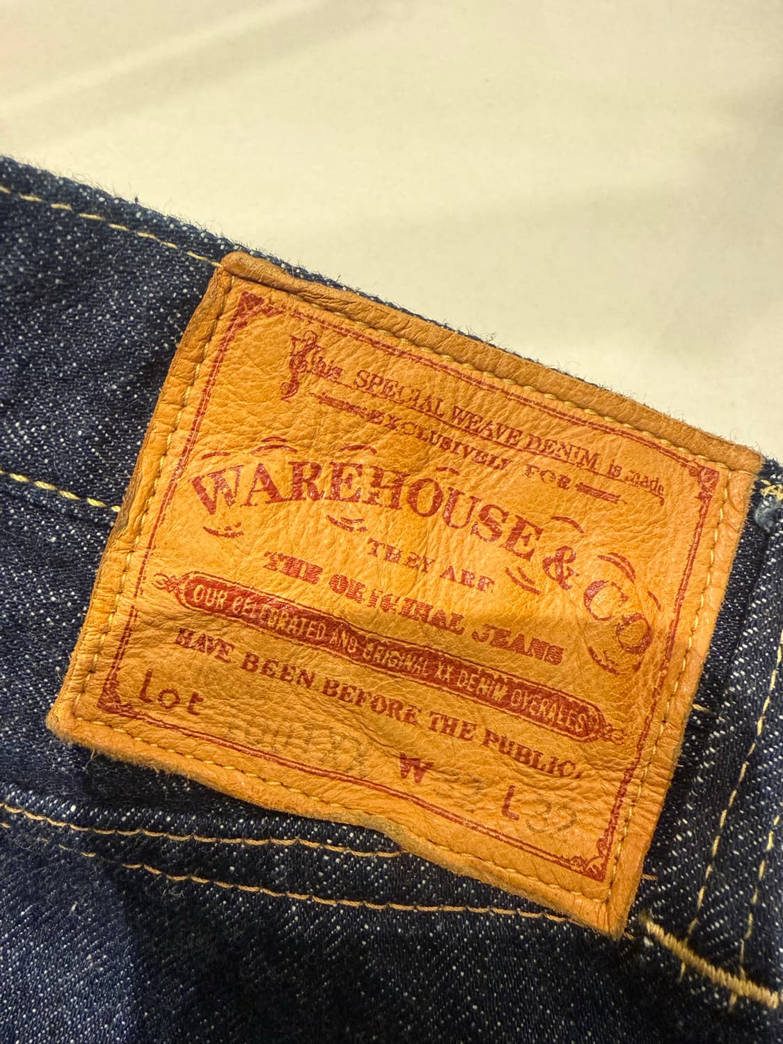 웨어하우스 1001xx 원워시 32/32 상품이미지2