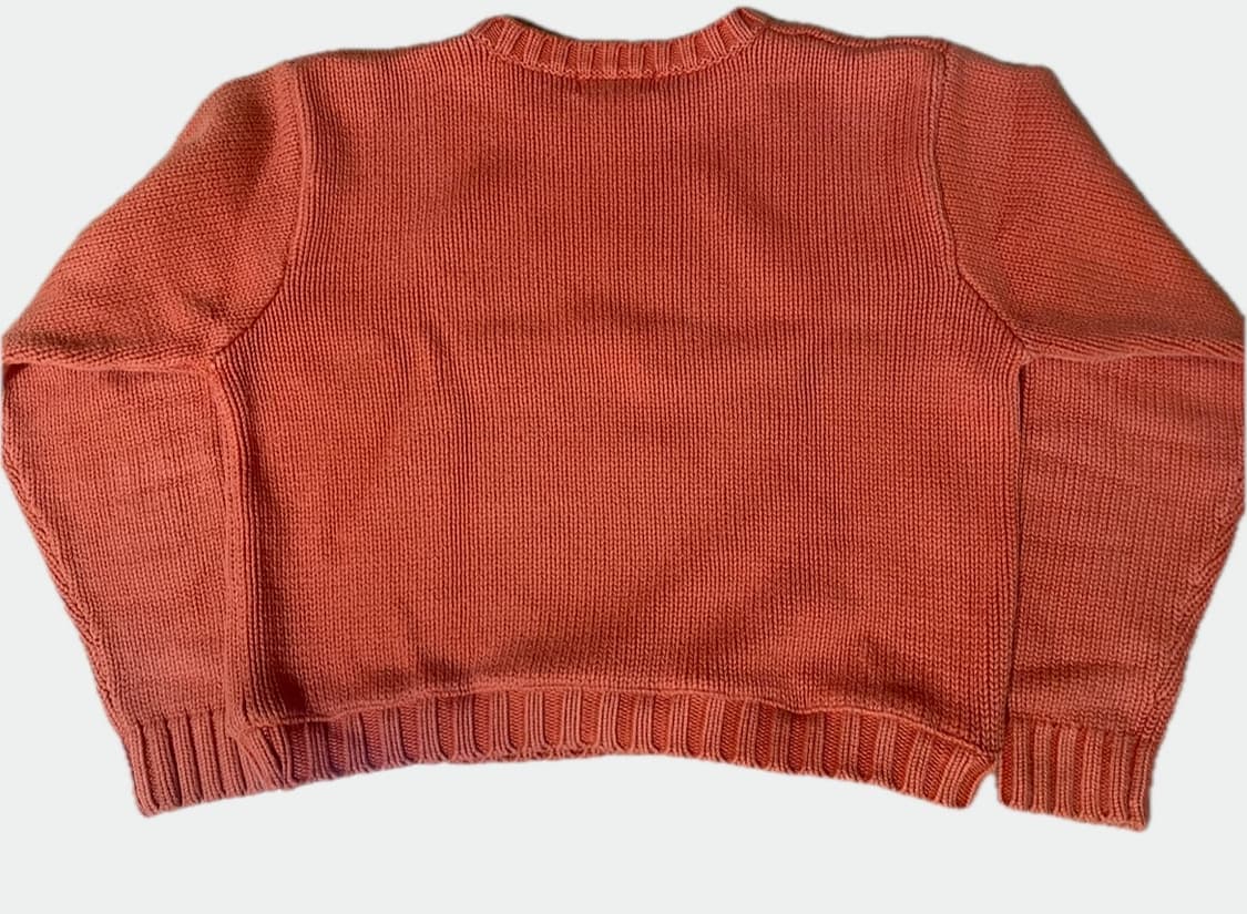 폴로 랄프로렌 코랄 코튼 니트 스웨터 오렌지 L 상품이미지2