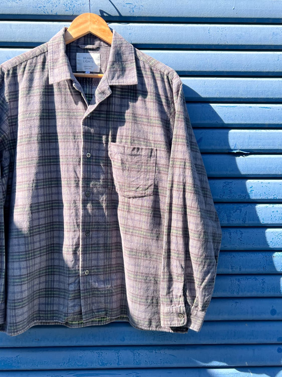 Beams Lights Muted Plaid Shirt 상품이미지2