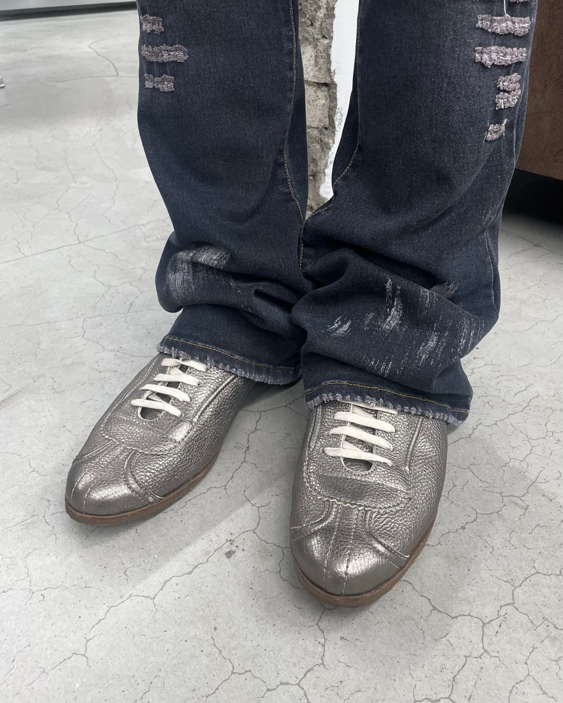 구찌 메탈릭 스니커즈 상품이미지1