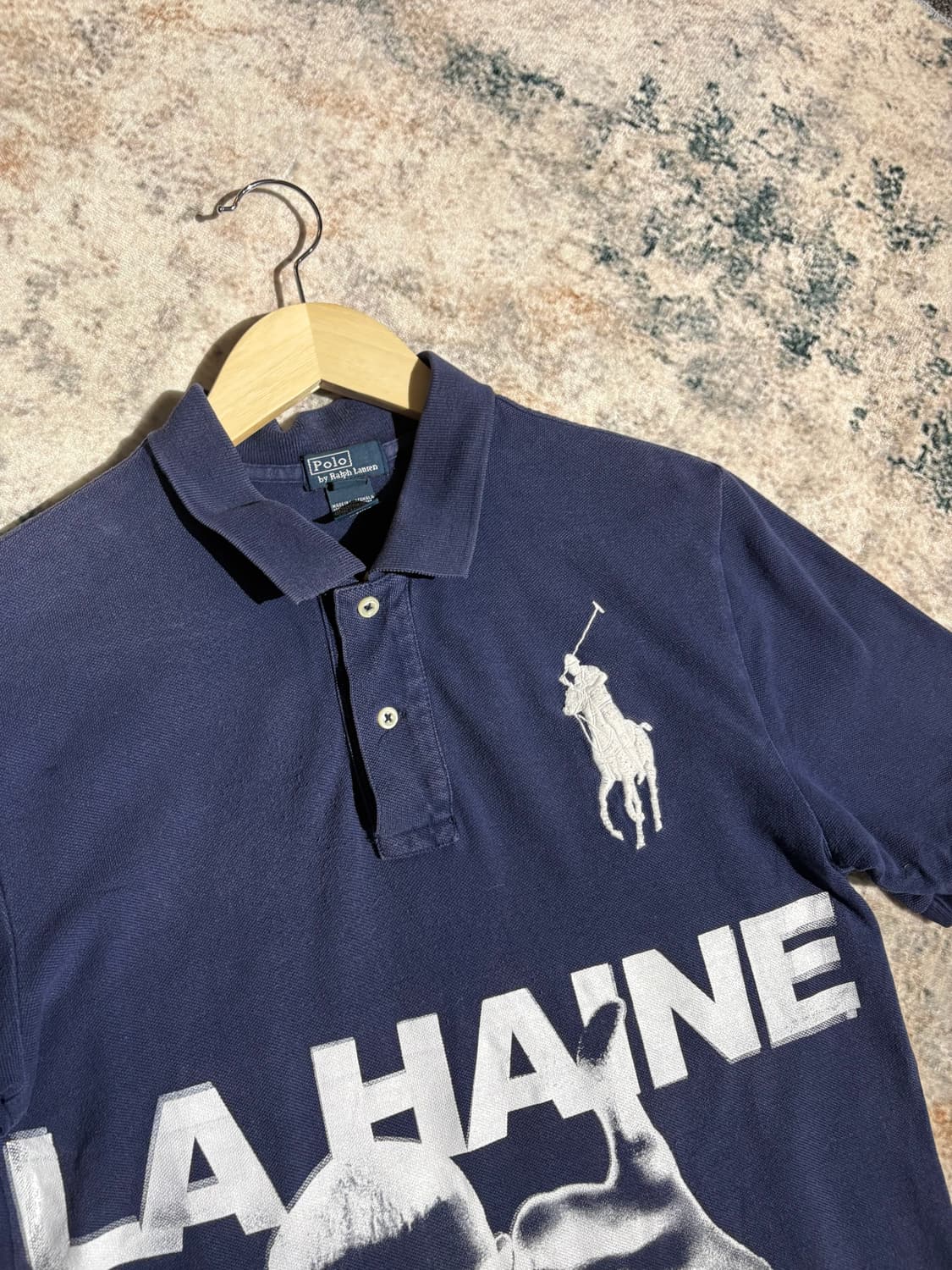 폴로 빅포니 LA HAINE 커스텀 카라 반팔티셔츠 상품이미지4