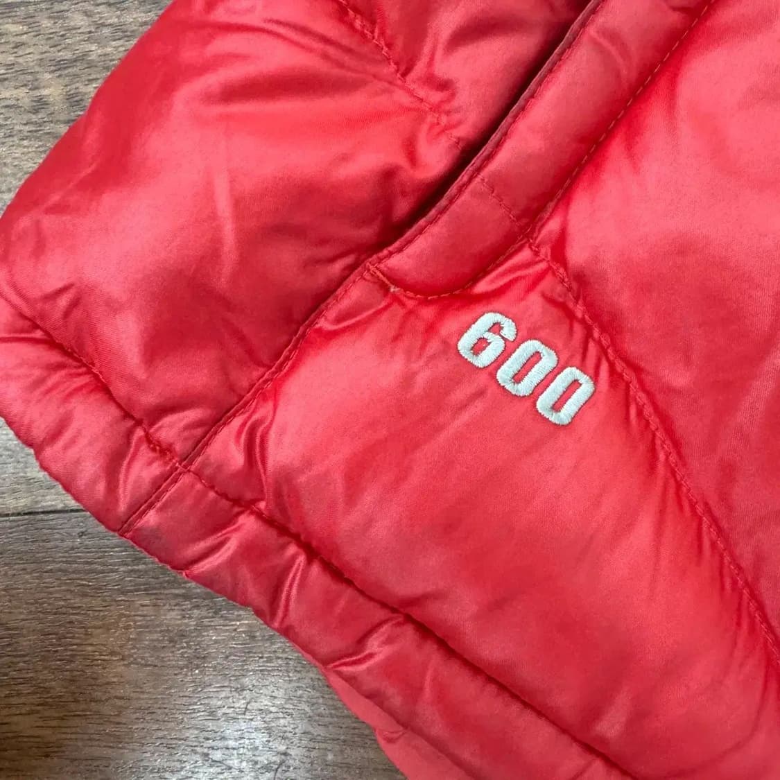 여성용 L 노스페이스 600 경량 후드 패딩 자켓  상품이미지4