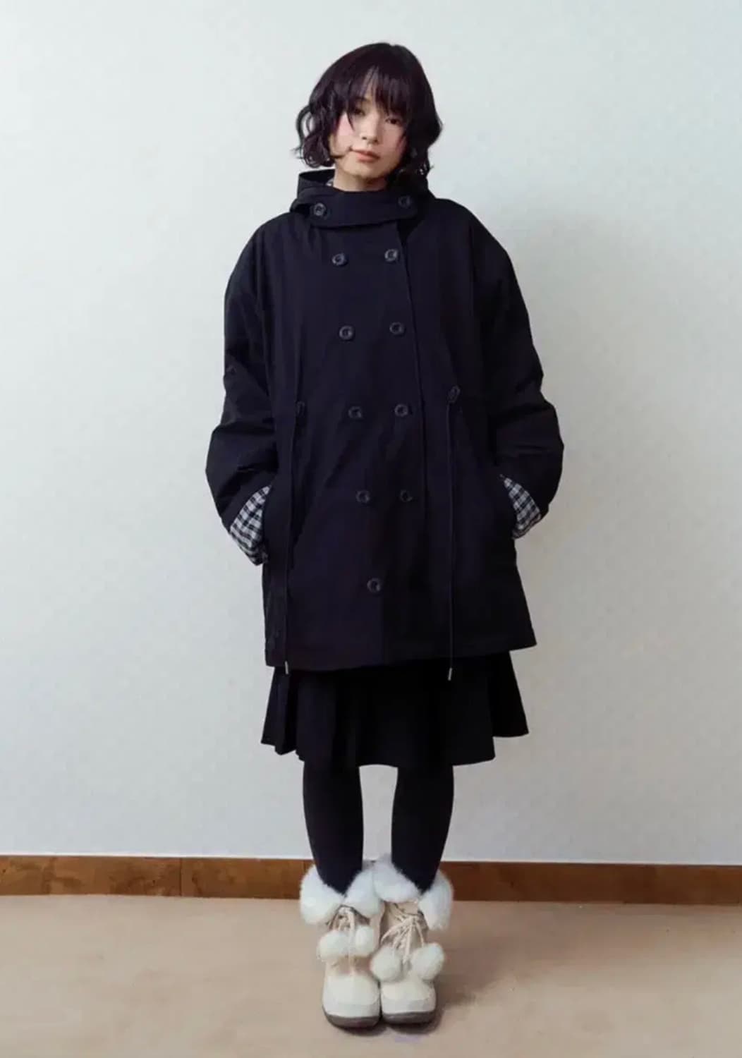 오피쉬 개횬 야상패딩 상품이미지1